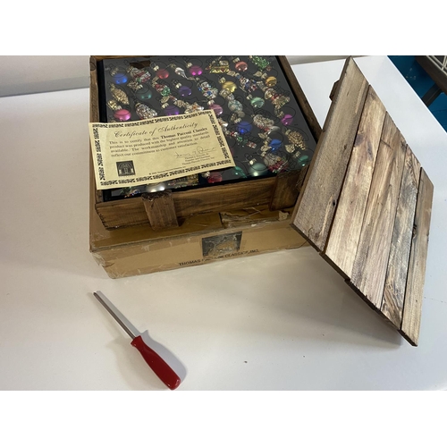 27 - A box set of Thomas Pacconi handmade Christmas decorations
