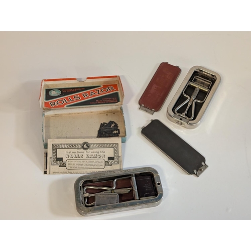 Two vintage Rolls razors
