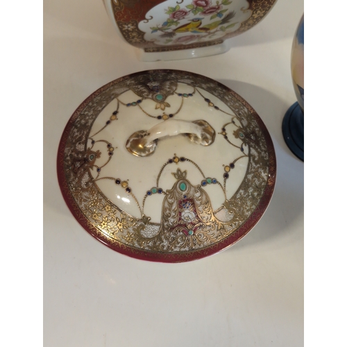 139 - A Group of Four East Asian Ceramic Wares, including Noritake, Tallest 31cm, Shipping Unavailable