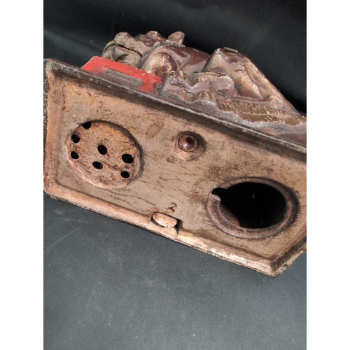 92 - An Antique Cast Iron American Bulldog Mechanical Bank circa 1880
