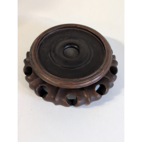 96 - A Chinese Blue and White Porcelain Vase, Bearing a Qianlong Mark, with Three Animal-Head Handles and... 