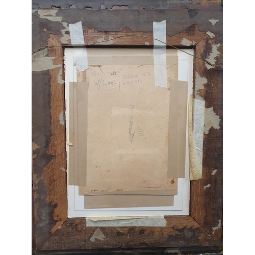 142 - A framed watercolour depicting a young girl picking flowers by Henry James Johnstone (1835-1907) sig... 