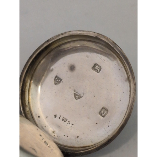 113 - A J.G. Graves Sheffield 'The Express' English Lever Silver Open-Face Pocket Watch (untested)