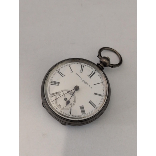 114 - A Benedict Dufour, Geneva .800 Silver Fusee Pocket Watch (untested)