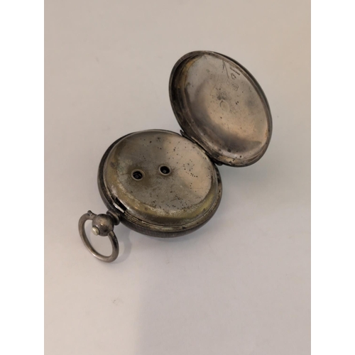 114 - A Benedict Dufour, Geneva .800 Silver Fusee Pocket Watch (untested)