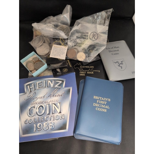 119 - A Collection of 20th Century Decimal Coinage, including UK, Isle of Man, and Australian Sets