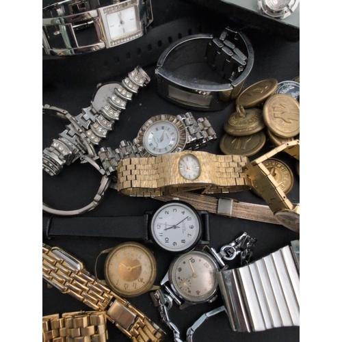 134 - A Collection of Watches, Cufflinks etc (untested)