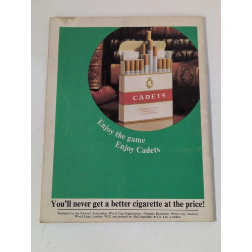 134C - 1966 World Cup Final Programme: England v West Germany