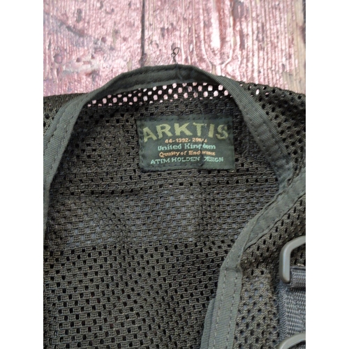 154 - Three Pieces of Camo Assault Gear including Arktis British DPM Tactical Vest