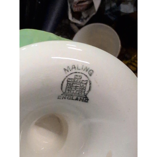 156 - A Collection of Decorative Ceramics and Glassware, including Royal Doulton, Jäger Eisenberg, Maling,... 