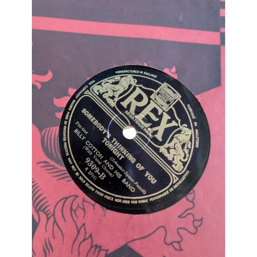 79 - A Collection of Mostly WW2 Period British 78 RPM Shellac Records - Siegfried Line, Run Rabbit, Jitte... 