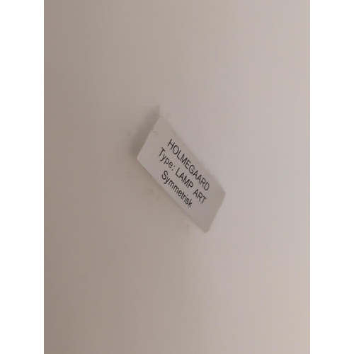 80 - Michael Bang for Holmegaard 'Symmetrisk' Glass Statement Lamp 65cm. Shipping Unavailable