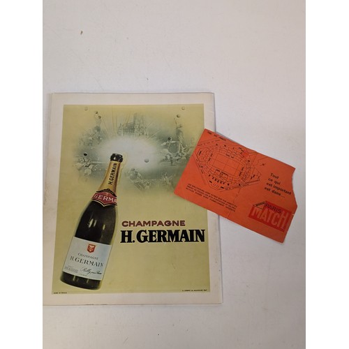 134D - 1975 European Cup Final Programme and Ticket for Bayern Munich v Leeds United in Paris
