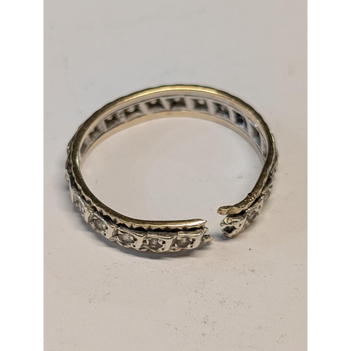 168 - A 9ct Channel-Set Ring for scrap 2.64g