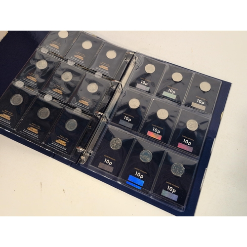 120 - A United Kingdom A-Z Alphabet 10p Coin Collection, Complete in Change Checker Album