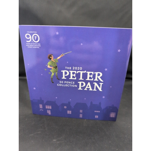 122 - Isle of Man Peter Pan 90 Years 50 Pence Coin Collection, 2019
