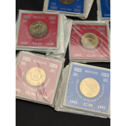 130 - A Collection of Elizabeth II British Commemorative £2 Coins
