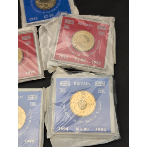 130 - A Collection of Elizabeth II British Commemorative £2 Coins