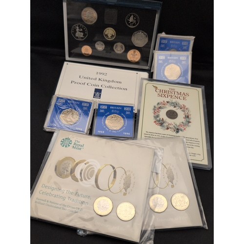 133 - A Collection of United Kingdom Coinage, including Two Royal Mint 'Farewell & Nations of the Crown' £... 
