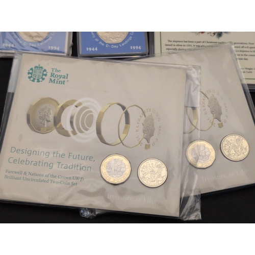 133 - A Collection of United Kingdom Coinage, including Two Royal Mint 'Farewell & Nations of the Crown' £... 