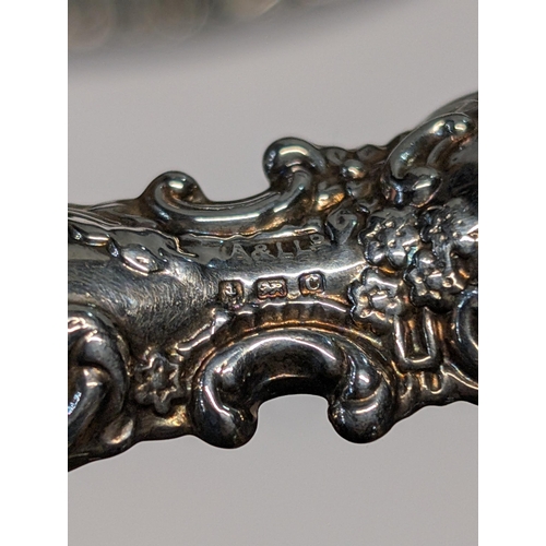 139 - Three Edwardian Sterling Silver Dressing Table items
