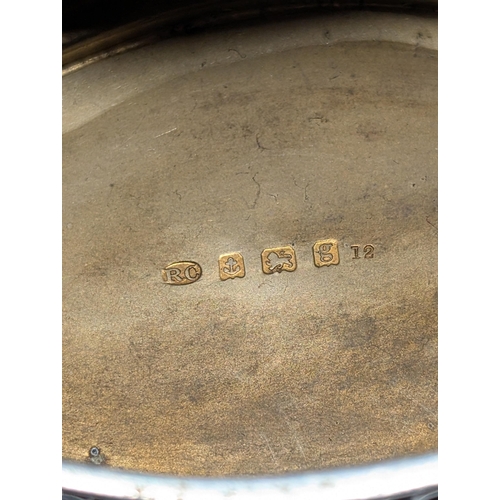 155 - Edwardian Sterling Silver Trinket Box, Heavy Repousse, Gilt Interior, Birmingham 1906 130g