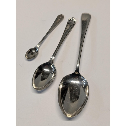 166 - Three Sterling Silver Spoons 94g