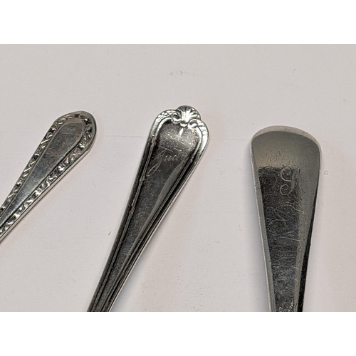 166 - Three Sterling Silver Spoons 94g