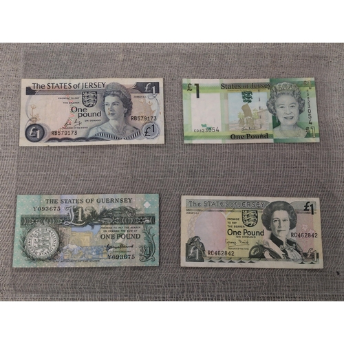 167 - A Collection of Eleven British and Channel Islands Banknotes and a British Armed Forces Special Vouc... 