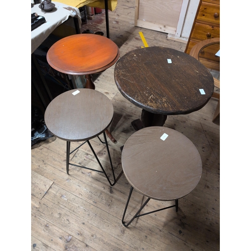 89 - A Group of Four Side Tables, Shipping Unavailable