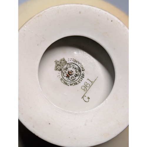 141 - A Royal Worcester Early 20th Century Two-Handled Vase