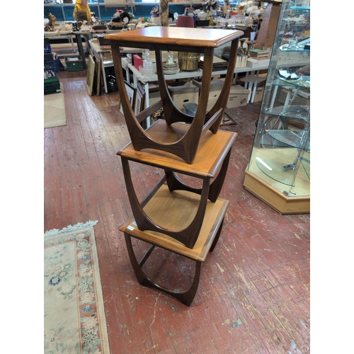 109 - A Set of Three G Plan Astro Teak Nesting Tables, Shipping Unavailable