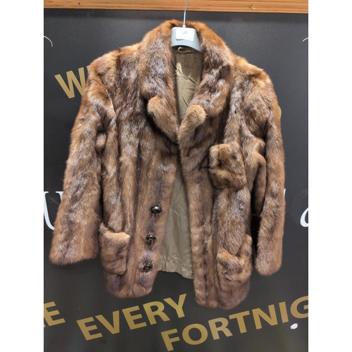 126 - A Bradleys Vintage Fox Fur Jacket