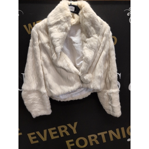 128 - A Rabbit Fur Bomber Jacket