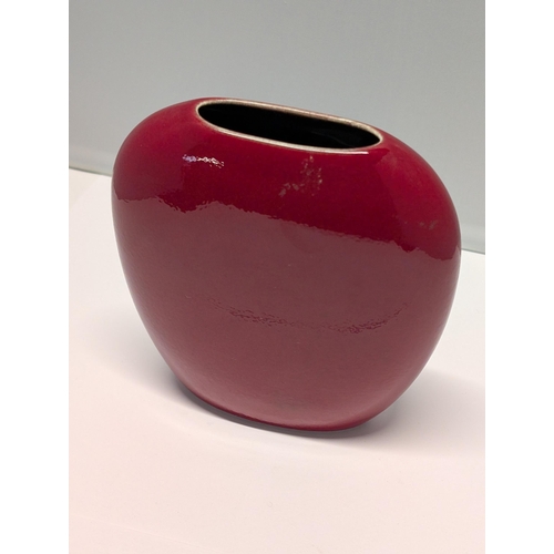 155 - An Anita Harris Art Pottery 'Stonehenge' Purse Vase 13cm