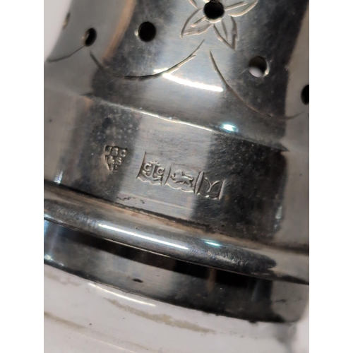 157 - Three Antique Cut-Glass Condiment Vessels, Two WMF Electroplated Nickel Silver and One Sifter With S... 