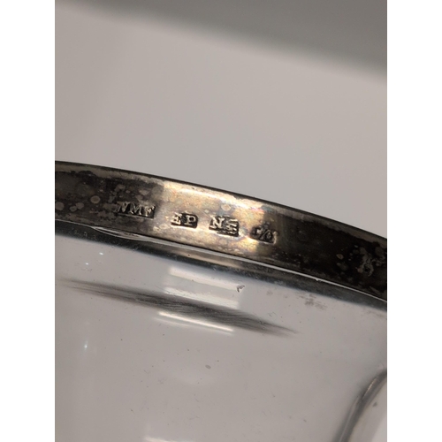 157 - Three Antique Cut-Glass Condiment Vessels, Two WMF Electroplated Nickel Silver and One Sifter With S... 