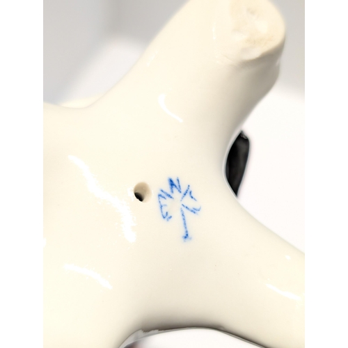 158 - Karl Ens German Porcelain Long-Eared Owl Figurine (Slight Damage to Base as Pictured) 27cm