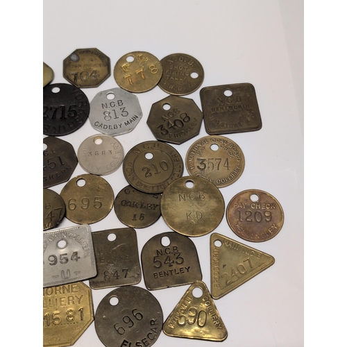 169 - A Collection of British Coal Mining Colliery Pit Checks and Tokens