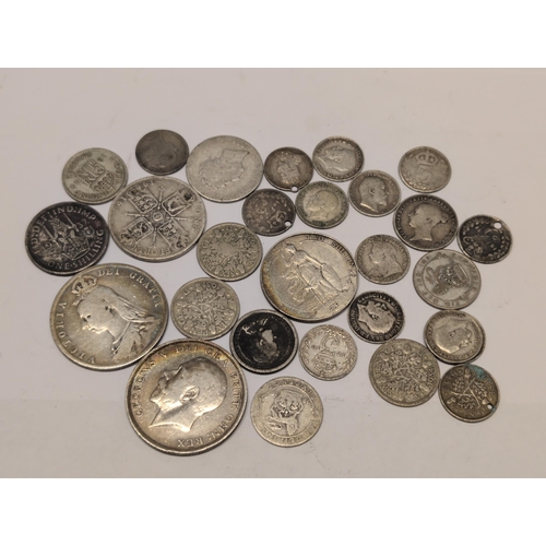 175 - A Collection of British Silver Coins, Late 19th to Mid-20th Century