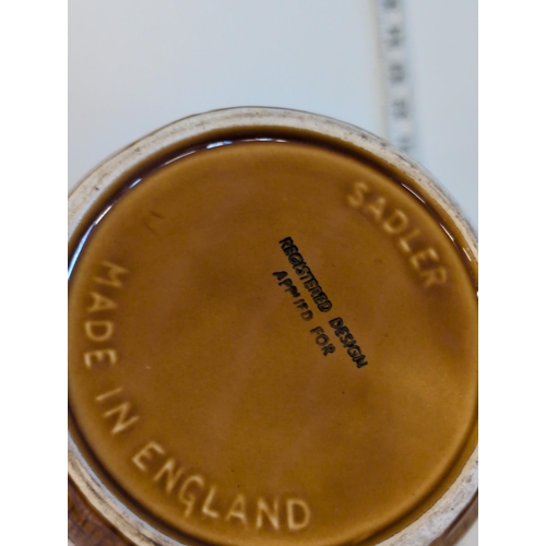 25 - A Set of Four Sadler Figural Ceramic Kitchen Canisters, Shipping Unavailable