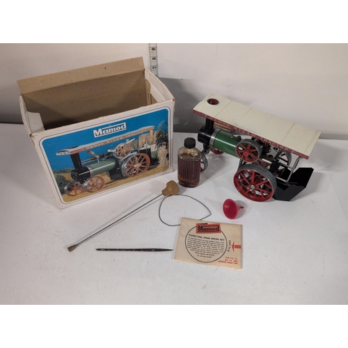 69 - A Mamod T.E.1a Steam Tractor with Original Box and Accessories