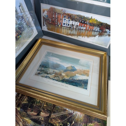 105 - A Large Selection of Yorkshire Landscape and Townscape Limited Edition Prints by Chris Butler With C... 