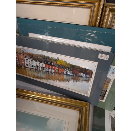 105 - A Large Selection of Yorkshire Landscape and Townscape Limited Edition Prints by Chris Butler With C... 