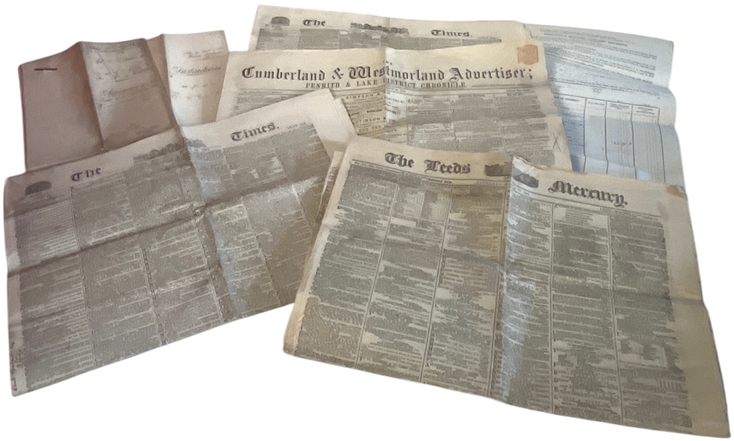 A large Collection of Victorian Paperwork Including Newspapers, The ...
