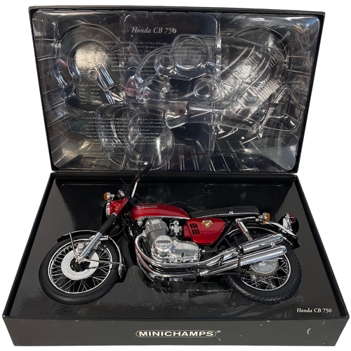 A Minichamps 1:6 Scale Classic Bike Series Honda CB 750 Die-Cast Model