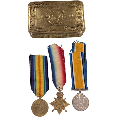 91 - A First World War Royal Engineers Medal Trio Awarded to 124755 PNR.W.BROWN R.E. and Princess Mary 19... 
