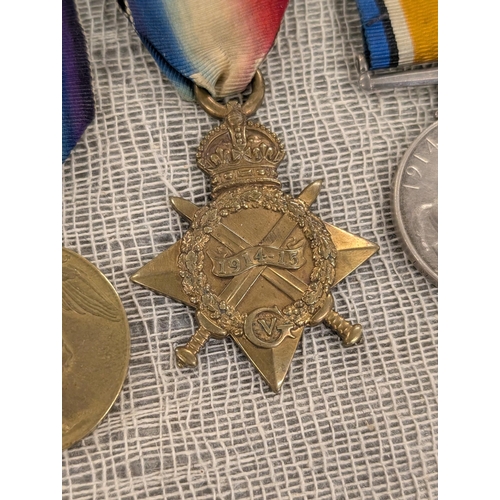 91 - A First World War Royal Engineers Medal Trio Awarded to 124755 PNR.W.BROWN R.E. and Princess Mary 19... 