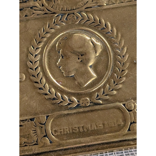 91 - A First World War Royal Engineers Medal Trio Awarded to 124755 PNR.W.BROWN R.E. and Princess Mary 19... 