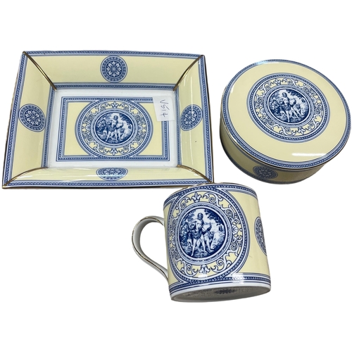 19 - A Trio of Wedgwood Bone China Commemorative Items for The National Trust Centenary